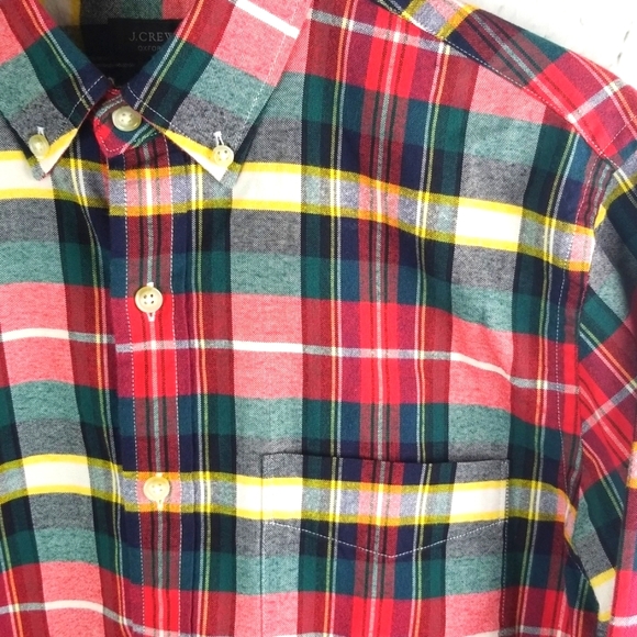 J. Crew Other - J. Crew Plaid Men's Oxford Small